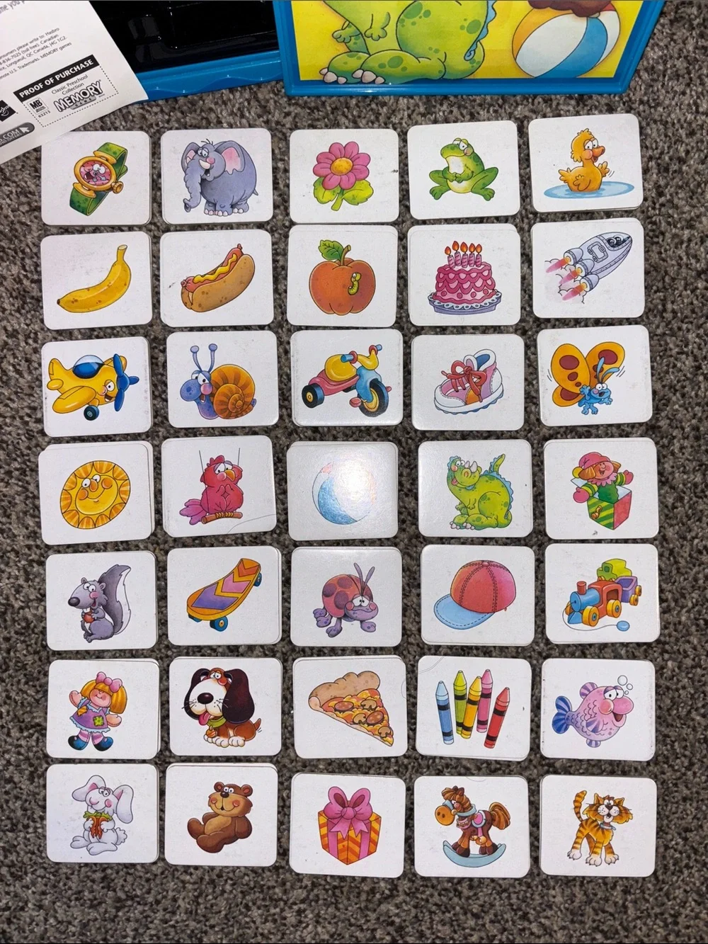 VTG Memory Matching Game Classic Preschool Bookshelf Edition Collectible 2006